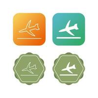 Flight Landing Vector Icon