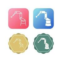 Industrial Robot Vector Icon