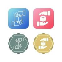 Receive Package Vector Icon