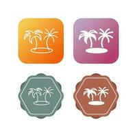 Island Vector Icon