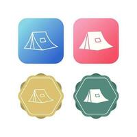 Tent Vector Icon