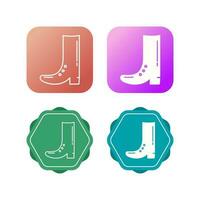 Cowboy Boot Vector Icon