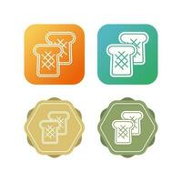 Toast Bread Vector Icon