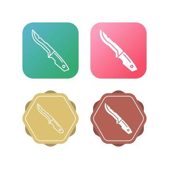 icono de vector de daga