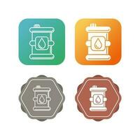 Oil Barrel Vector Icon