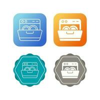 Dishwasher Vector Icon