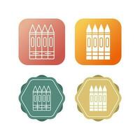 Crayons Vector Icon