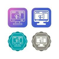 Online Marketing Vector Icon