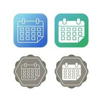 Calendar Vector Icon