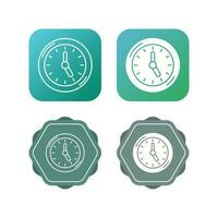 icono de vector de reloj