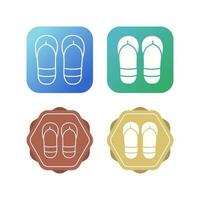 icono de vector de chanclas