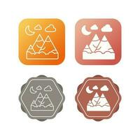 Mountains Vector Icon