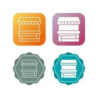 Food Stand Vector Icon