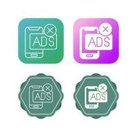 AD Block Vector Icon