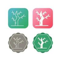 Dry Tree Vector Icon