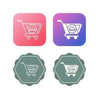 Food Cart Vector Icon