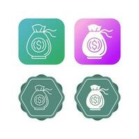 Money Bag Vector Icon