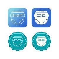 Diaper Vector Icon