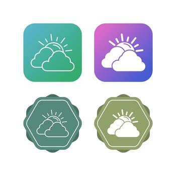icono de vector de nube