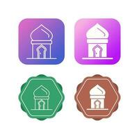 icono de vector de puerta masjid