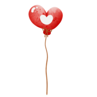 balão em forma de coração png