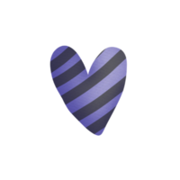 carino cuore acquerello png