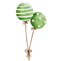 söt ballong vattenfärg png