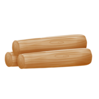 carino di legno acquerello png