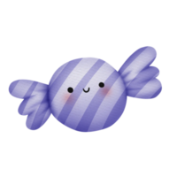 aquarela de doces de halloween png