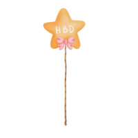 cute birthday balloon png