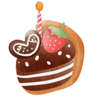 birthday cake watercolor png