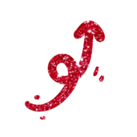 cute glitter element png