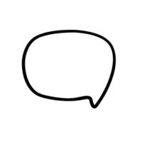 speech bubble outline png