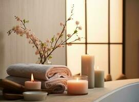 Modern spa background photo