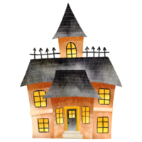 Haunted House Watercolour png