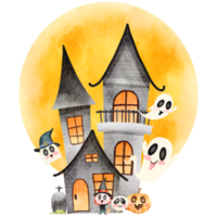 captivant aquarelle Halloween png