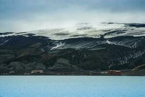 Antarctic mountainous landscape, Deception Island photo