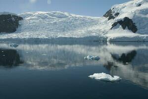 Antarctic mountainous landscape, Deception Island photo