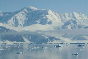 Antarctic mountainous landscape, Deception Island photo