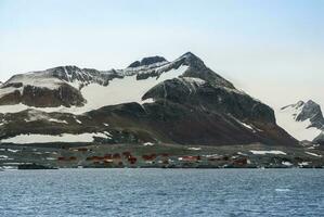 Antarctic scientific basis, south pole photo