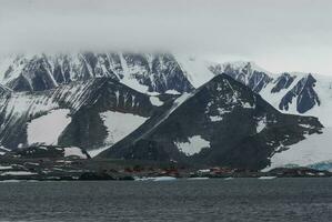 Antarctic scientific basis, south pole photo