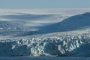 Glacier , Antartic landscape, south pole photo