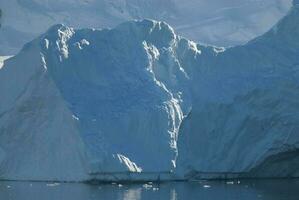 Paradise bay glaciers and mountains, Antartic peninsula, Antartica.. photo