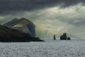 Deception Island, Antarctic mountainous landscape, Antarctic Peninsula photo