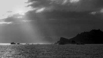 Antarctic mountainous landscape, Deception Island,Antartica photo