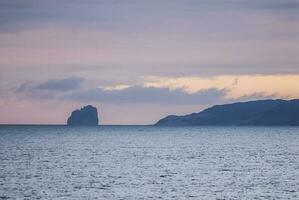 Antarctic mountainous landscape, Deception Island,Antartica photo