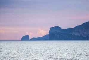 Antarctic mountainous landscape, Deception Island,Antartica photo