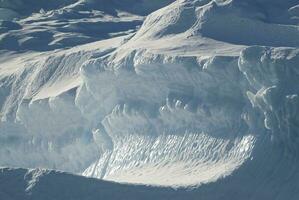 Paradise bay glaciers and mountains, Antartic peninsula, Antartica.. photo