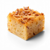 fideos Kugel aislado en transparente antecedentes png