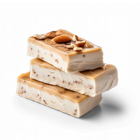 Turron isolated on transparent background png